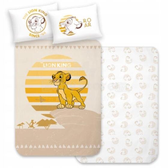 Carbotex  Bedding Lion 100x135/40x60cm Art.LK2451332-BABY Kokvilnas gūltas veļas komplekts