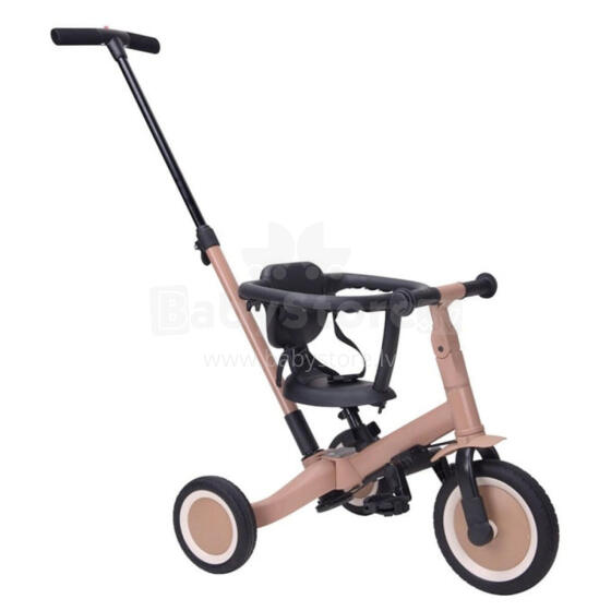 Little Dutch Pushbar Tricycle 4 in 1 Lio Art.T6080.MACCHIATO Bērnu trīsritenis ar rokturi