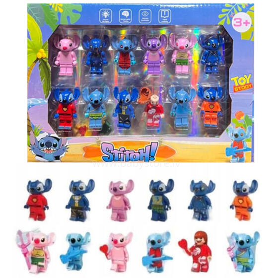 ZESTAW FIGUREK STITCH 12 SZTUK