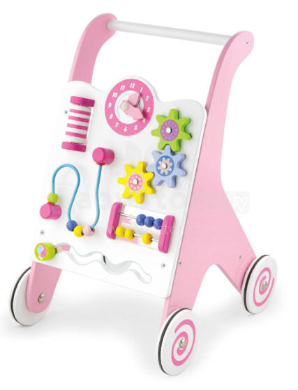 Viga 50178 Educational baby walker pink