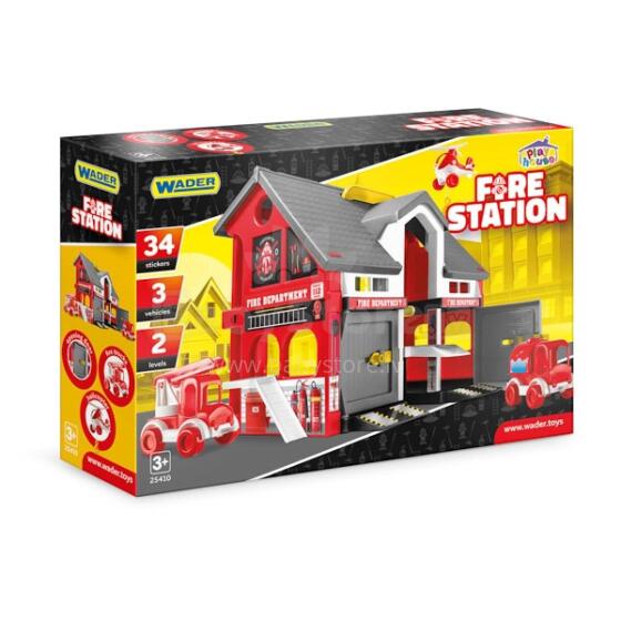 WADER 25410 Play House Ugunsdzēsēju depo