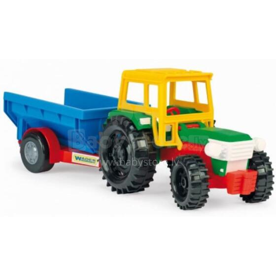 WADER 35001 krāsainie automobiļi - traktors ar piekabi