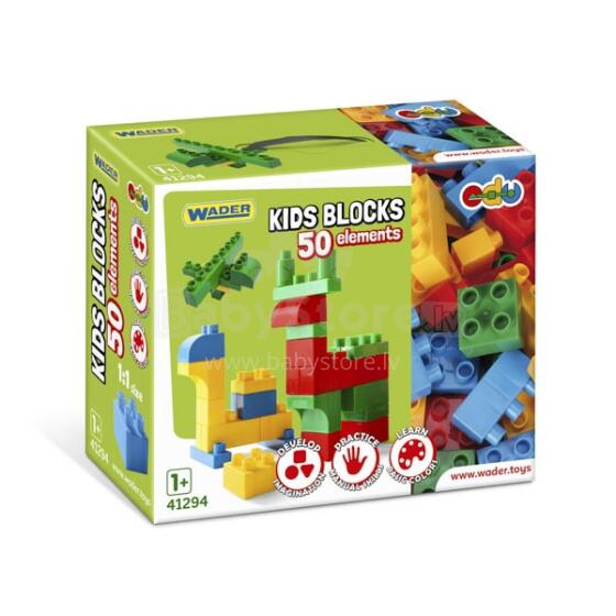 WADER 41294 Kids Blocks 50 pcs.