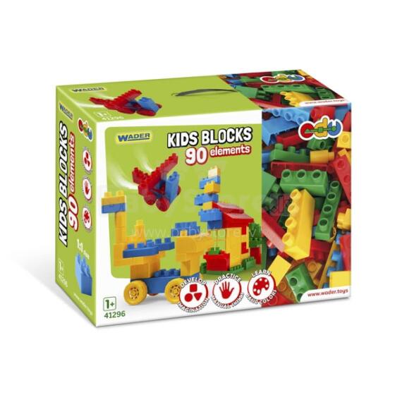 WADER 41296 Bērnu Blocks 90 gab.