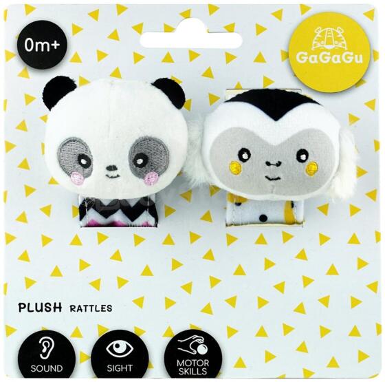 GAGAGU GGG0831 Panda Monkey Rattle