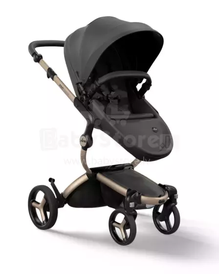 Mima Xari Max Art.A601 Black Champagne  Эксклюзивный комплект  прогулочный блок и  шасси