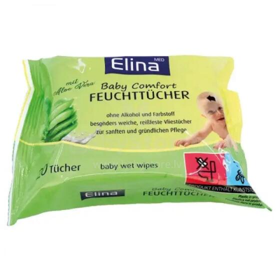 Elina Baby Aloe Vera Art.238800   Mitrās salvetes ar aloja,20 gab