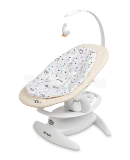 Bebe Basic Rocker Noco Art.239259 Beige Детский шезлонг-качели 2 в 1