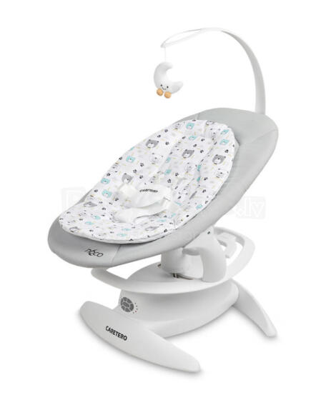 Bebe Basic Rocker Noco Art.239260 Grey Детский шезлонг-качели 2 в 1
