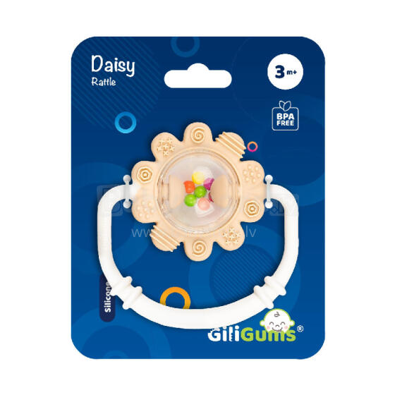 GILIGUMS GG 30060 Rattle Daisy pastelis