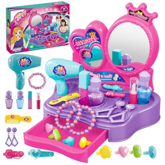 WOOPIE 45074 Dressing table for girls Beauty studio 18 pcs.