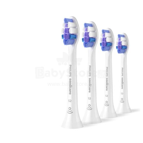 Jaunums! Sonicare S2 Sensitive zobu birstes uzgalis, 4 gab