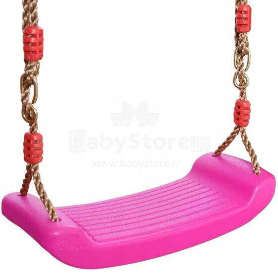 Kids Severno Swing Art.239877 Pink Детские садовые качели из прочного пластика