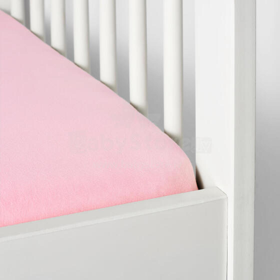 La Bebe™ I-Soft Sheet Art.240094 Pink простынь на резиночке 120x60 cм