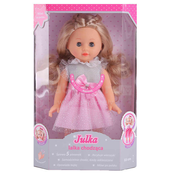 SMILY PLAY SP83959 Walking doll Julka