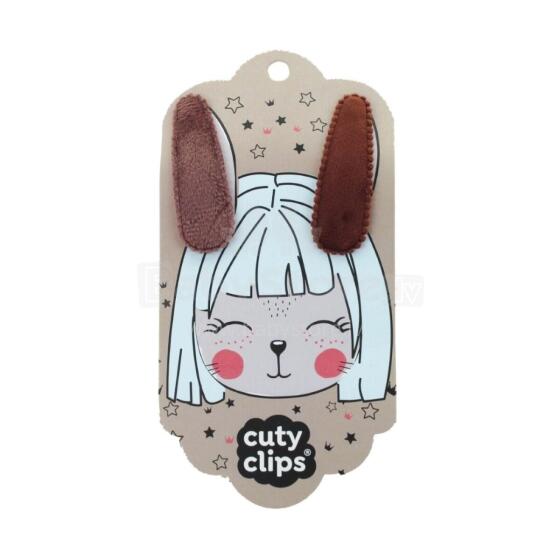 Cuty Clips Bunny  Art.CL0005 Оригинальная заколка для волос 2 шт.