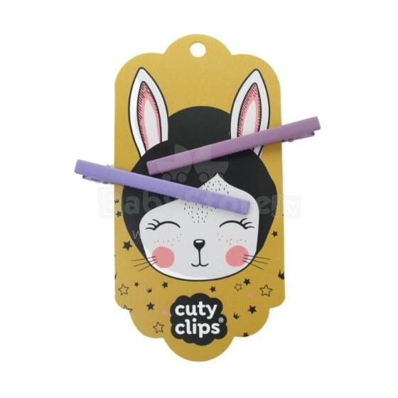 Cuty Clips Bunny  Art.CL0019 Оригинальная заколка для волос 2 шт.