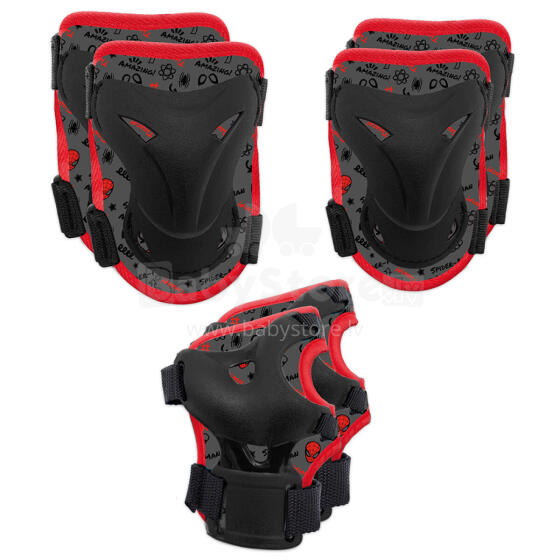 SKATE KNEE, ELBOW, WRIST PROTECTORS SPIDER-MAN