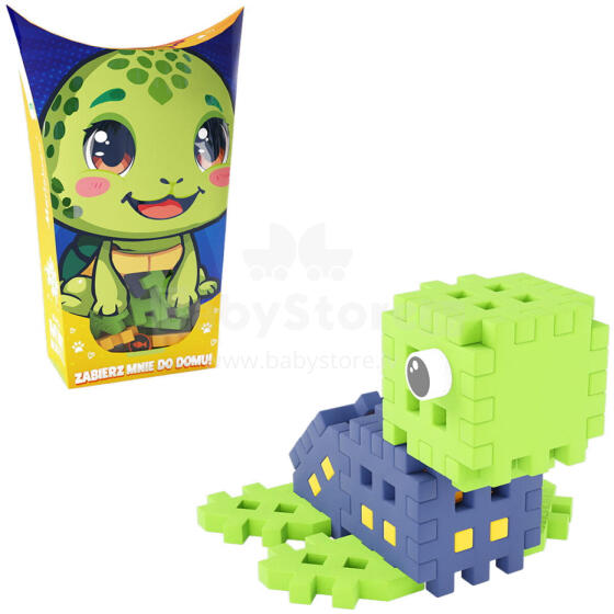 MINI WAFFLE POCKET PETS ŻÓŁW 25 ELEM.