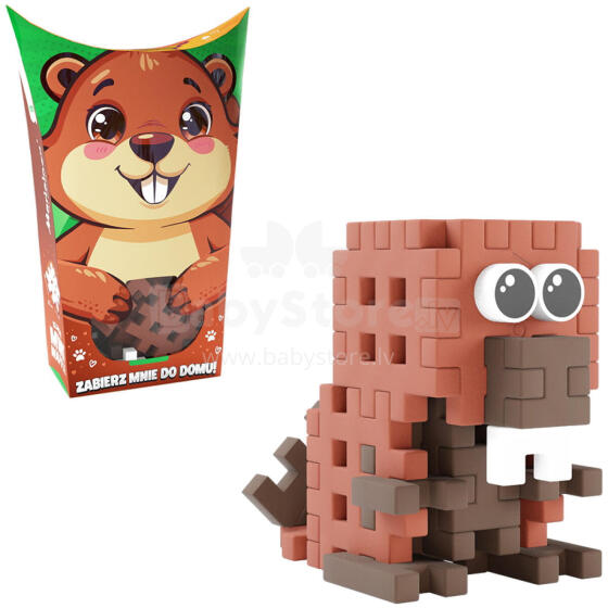 MINI WAFFLE POCKET PETS BÓBR 25 ELEM.