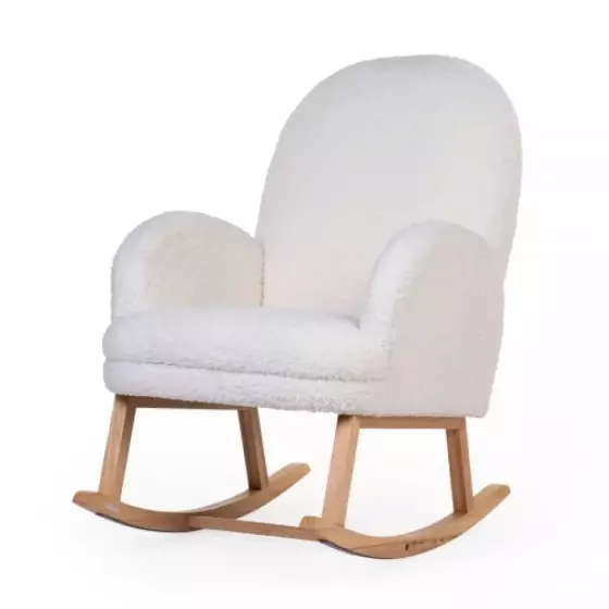 Childhome Rocking Chair Art.BB65182 Teddy Of White  Кресло-качалка для кормления