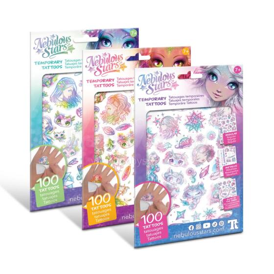NEBULOUS STARS Temporary Tattoos - Asst., 11410