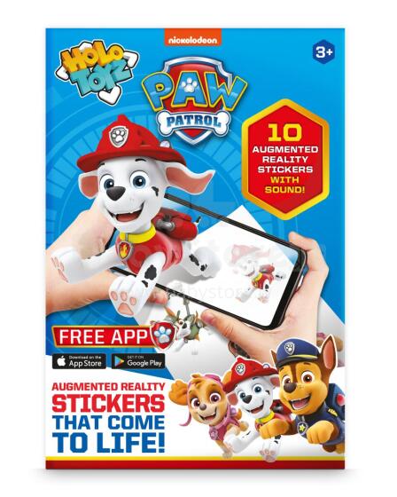 PAW PATROL sticker set, 10 pcs., HTPPST100
