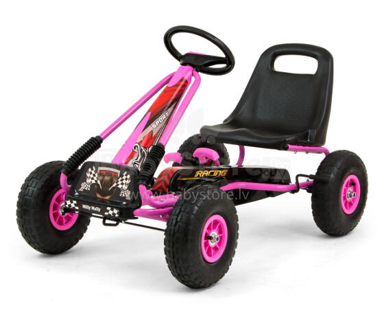 MILLY MALLY 3168 Thor Pink Pedal Go Kart