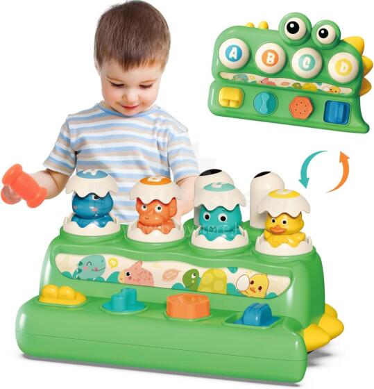 Tovol Zerky Cause Effect Toy Art.241231   Aktivitātes centrs ar amūru
