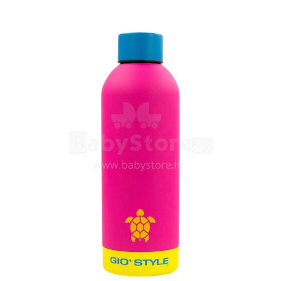 Bottle Fluo 0.5L assorted pink/yellow/green/blue