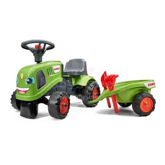 Pealeistumistraktor Claas käruga, roheline