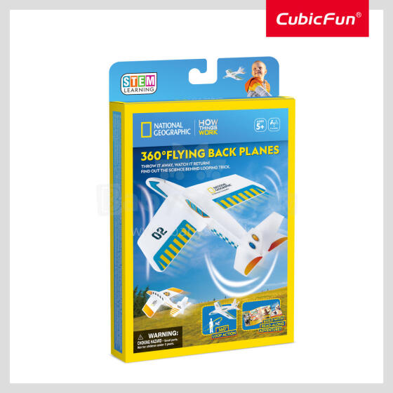 CUBIC FUN National Geographic 3D pusle 360° Flying Back Planes