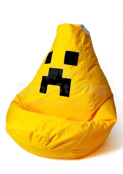Qubo™  Drop Minecraft Art.241762 Citron Кресло мешок, бин бег (bean bag), кресло груша, пуф