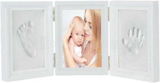 JZK Art for Baby Art.241852 Hand and Foot print Trīsdaļīgs Ramītis