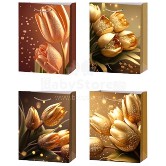 TORBA NA PREZENTY TULIPANY L