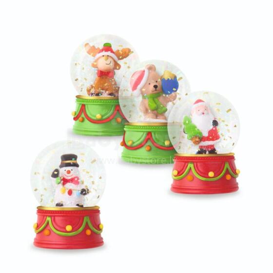 Magic Moments SF - Glitter snow globe. 4 assorted