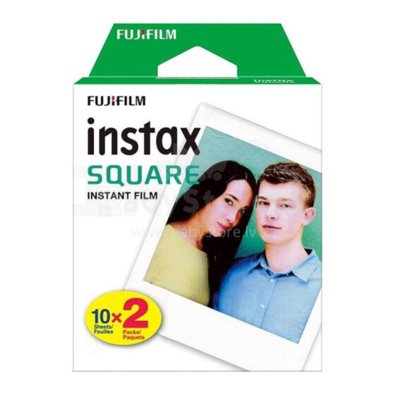 INSTAX Colorfilm Square Glossy (20 пленок)