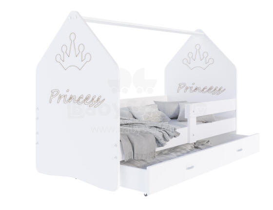 AJK Daisy Frez Art.242310 Стильная молодёжная кровать с матрасом 160x80 см