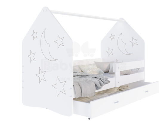 AJK Daisy Frez Art.242310 Стильная молодёжная кровать с матрасом 160x80 см