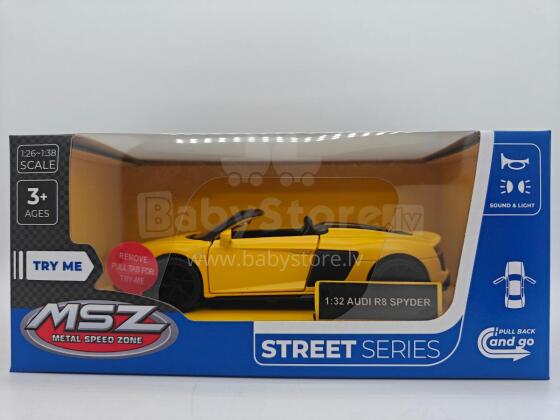 MSZ Die-cast model Audi R8 Spdyer,scale 1:32