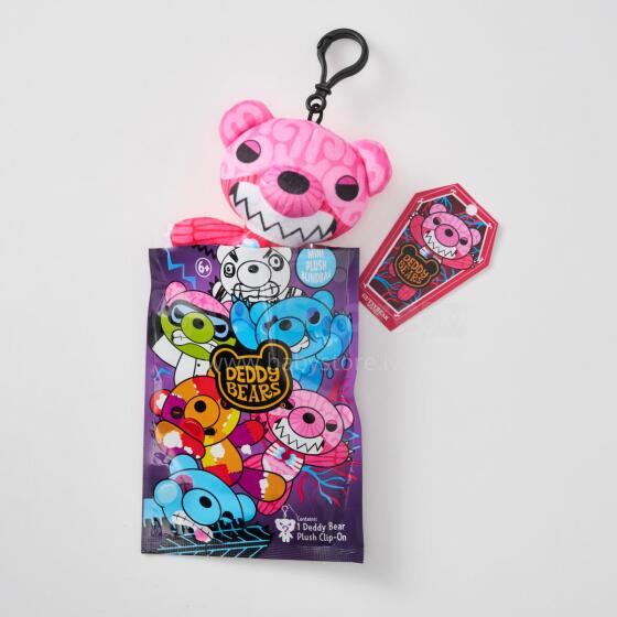 DEDDY BEARS Surprise plush backpack clip, 10 cm