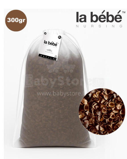 La Bebe™ Eco Refill 300 gr Art.58259 Filling for Poufs and Bean Bags (DIY) — Buckwheat Hulls