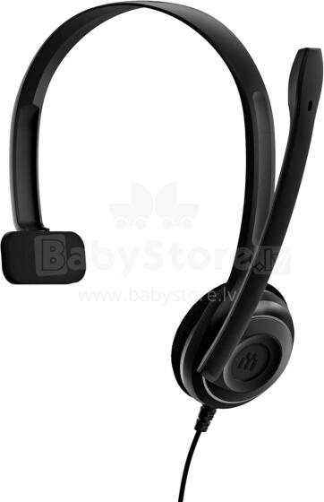 Sennheiser PC 7 USB Headset For Internet Communication And E-learning Black