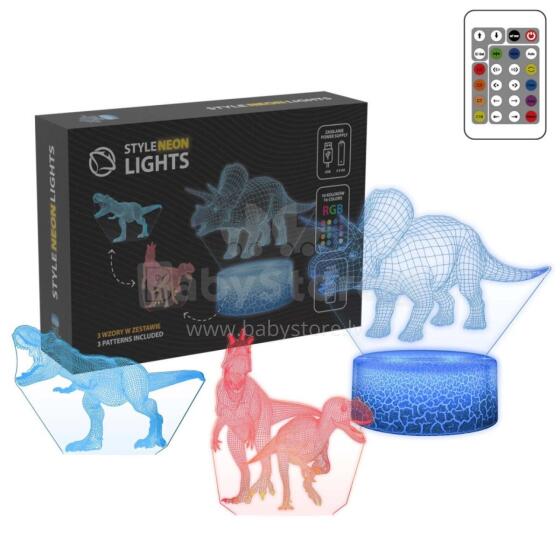 Manta SNL117RGB LED lamp Light decoration Dinosaurs RGB 3D