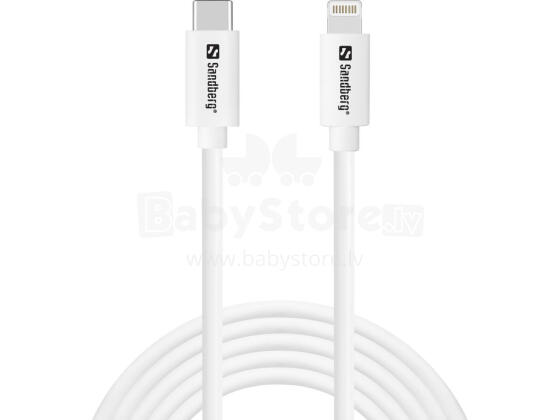 Sandberg 136-59 USB-C PD to Lightning MFI cable, 2M