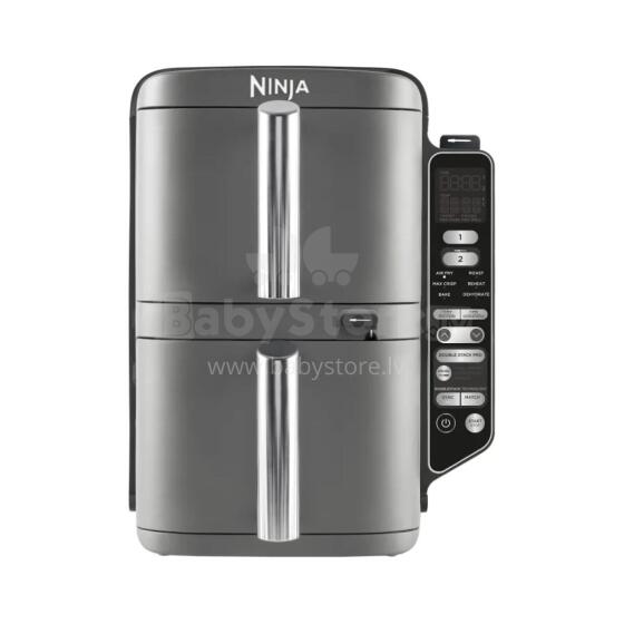 Ninja karstā gaisa katls Double Stack XL, 9.5l, 2470W, pelēka