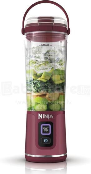 Ninja pārnēsājams bezvadu kokteiļu blenderis, 0.5l, sarkans