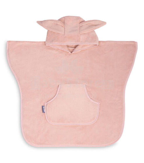 BATH PONCHO CORAL PINK