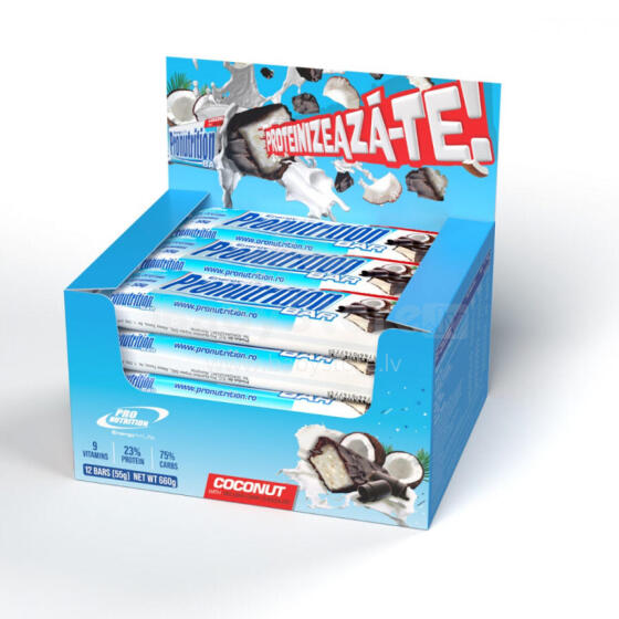 Pronutrition Bar Art.243671 Proteīnu batoniņš-kokosrieksts, 55g