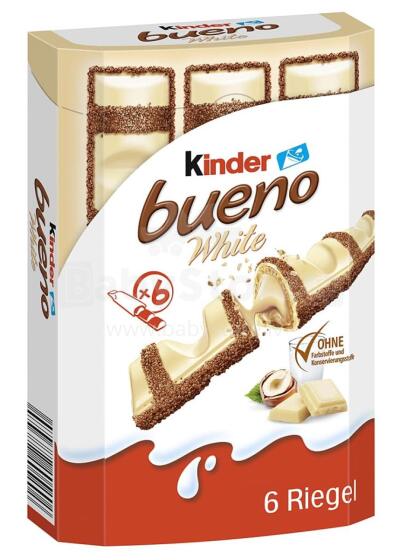 Kinder Bueno White  Art.107308 Шоколад с молочной начинкой,6x19гр
